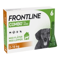 Loppemiddel Frontline Combo hund 2-10kg, 6x0,67ml