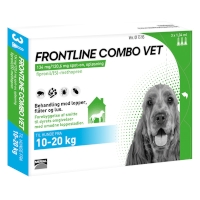 Loppemiddel Frontline Combo hund 10-20kg 3x1,34ml