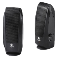 Logitech S120 Black 2.0 Speaker System OEM**