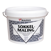 Skalflex Sokkelmaling sort 2,5L